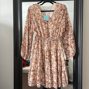 Mini floral dress